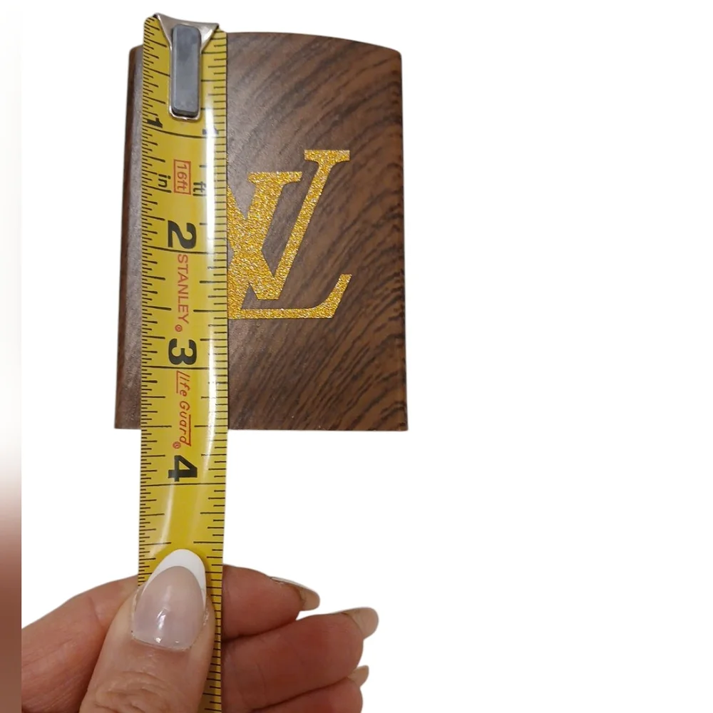 Pencil Holder Art Gold LouisVuittonLettersBRAND NEW‎ ITEM Makeup Brush Holder